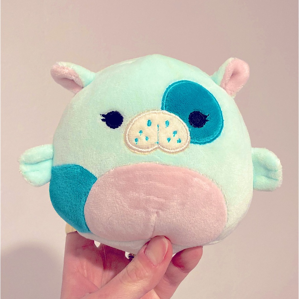 Light blue sea cow squishmallow